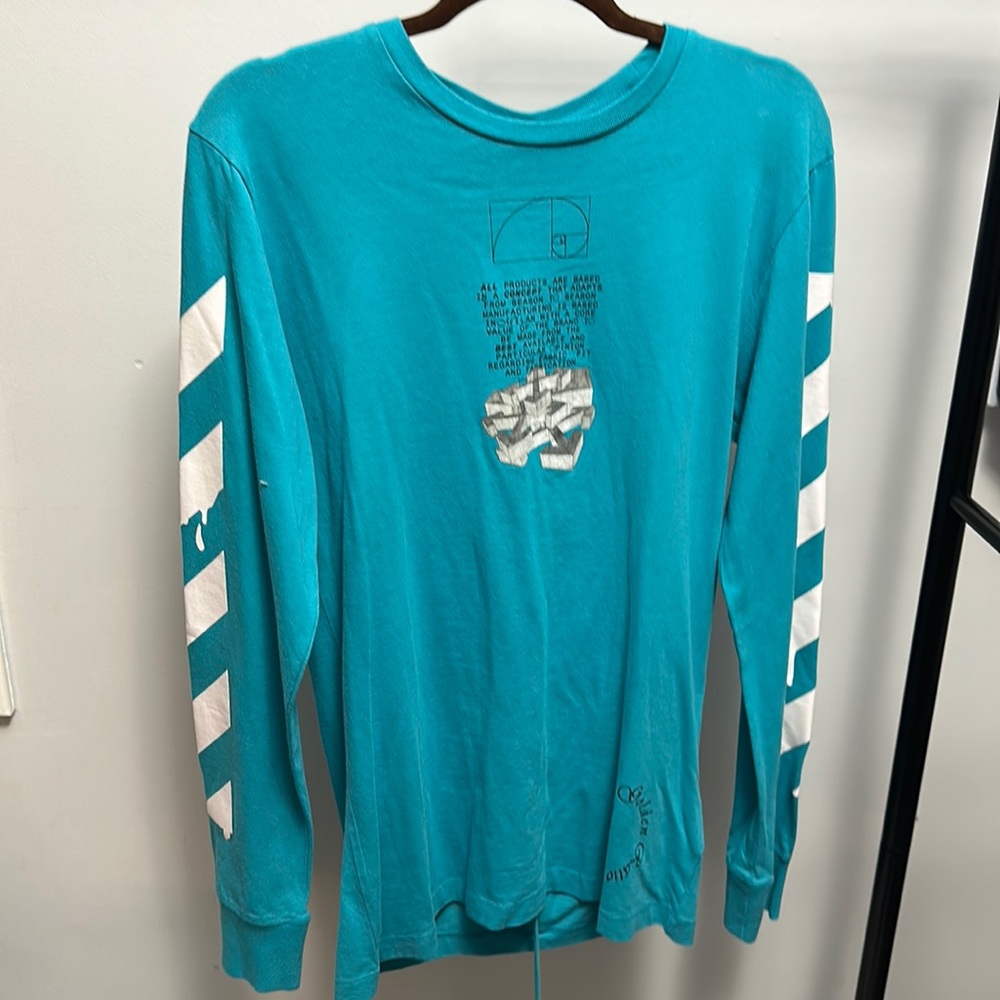 Off White Golden Ratio Long Sleeve Tee 2020